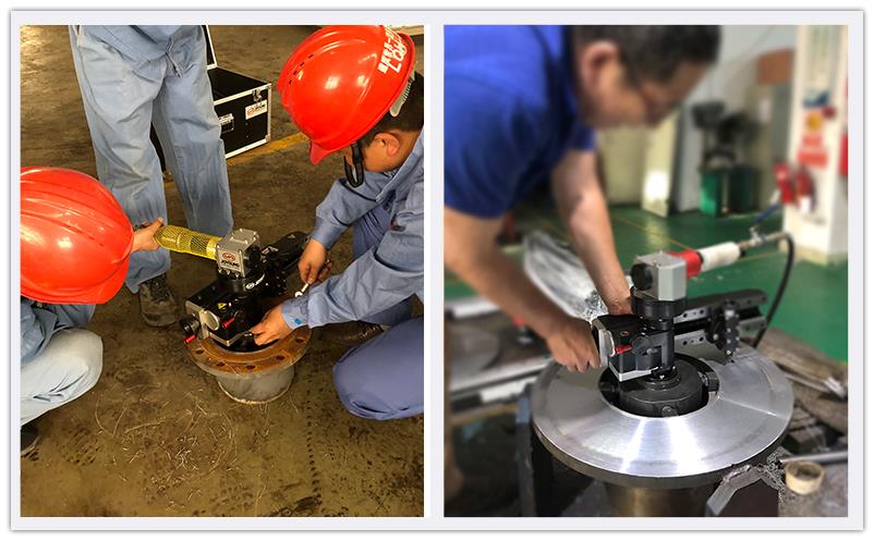 MFM350 mini hand  power flange facing tool -JOYSUG