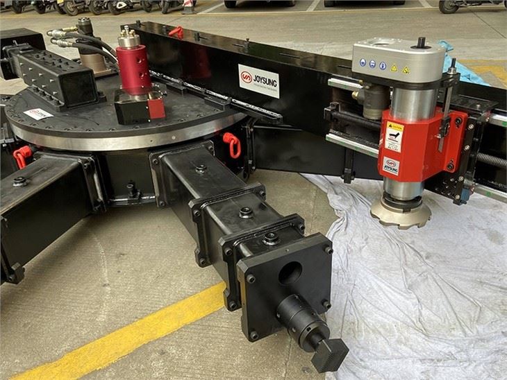 FDG3200 Flange Circle Milling Machine Large Scale Flange Construction Project On Site