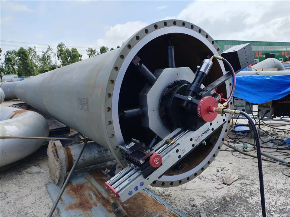 Μηχάνημα επισκευής προσώπου φλάντζας στεγανοποίησης ASME Waterline Repair Processing on-site